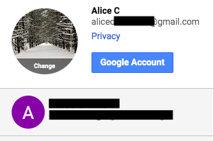 why isnt my account information showing up for gmail on mac